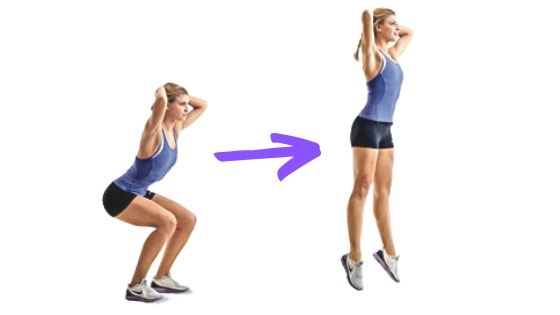 agachamento com salto - 8 Melhores Exercícios para Pernas e Glúteos | Aumentar e Definir